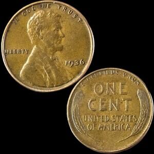 1936P Lincoln Wheat Back Cent Doubled Die Obverse Doubled Die Coin READ